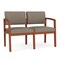 Lesro 2 Seat Tandem Seating W/ No Center Arm, 44 in W 26 in L 31.5 in H, Lenox Series LW2101 - alternate 1